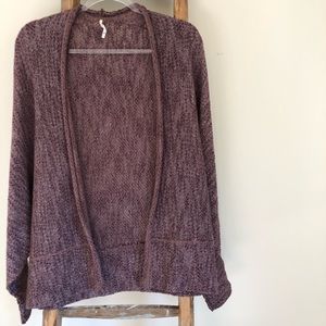 Free People/ slouchy, oversized, cardigan